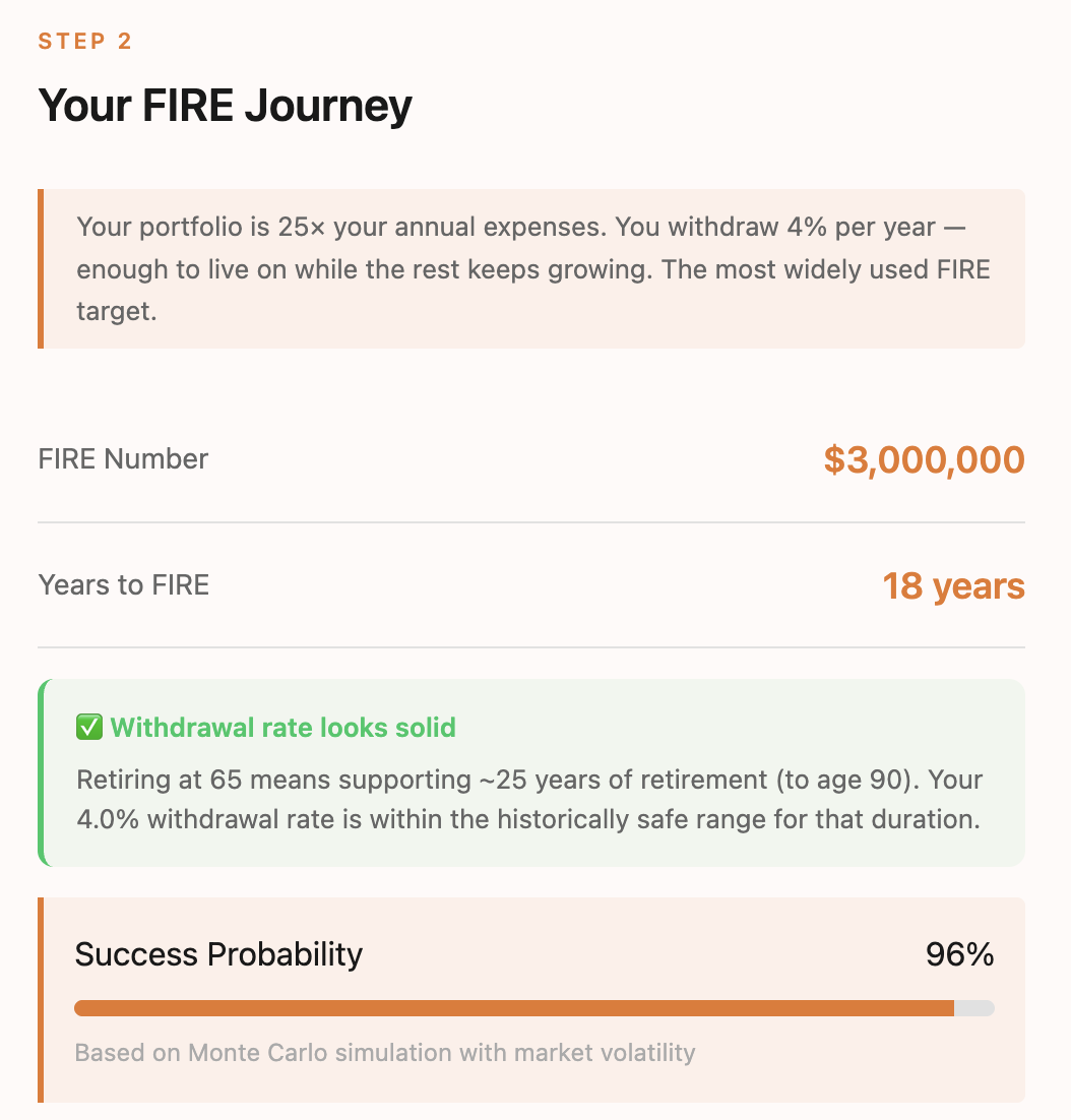 FIRE Calculator